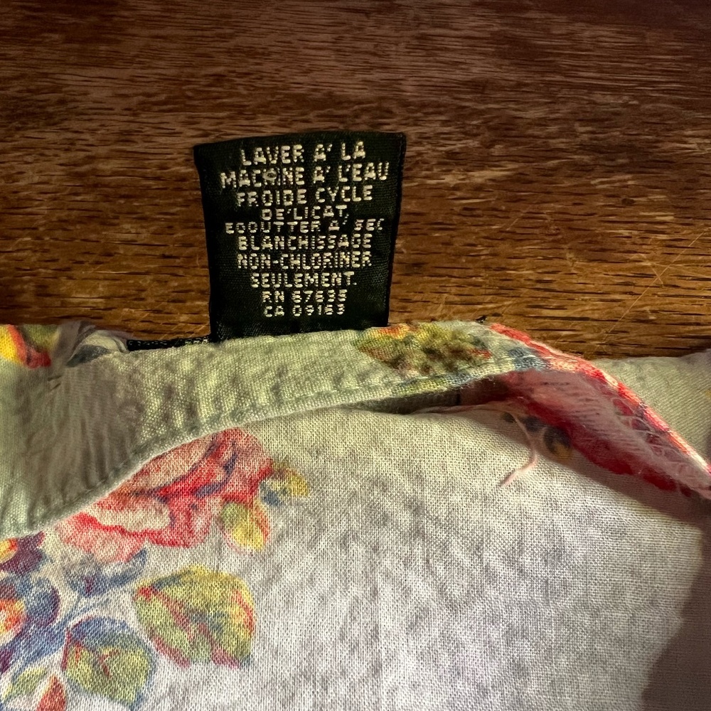 Ralph Lauren Cottage Core Sweeping A-line Prairie Floral Skirt Cotton Sz 10 - Picture 8 of 13